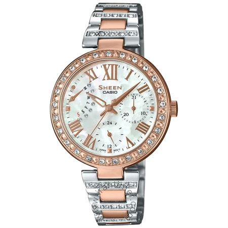 قیمت و خرید ساعت مچی زنانه کاسیو (CASIO) شین مدل SHE-3043SPG-7BUDR فشن | اورجینال و اصلی