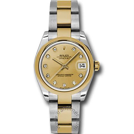 قیمت و خرید ساعت مچی زنانه رولکس(Rolex) مدل 178243 chdo Gold کلاسیک | اورجینال و اصلی