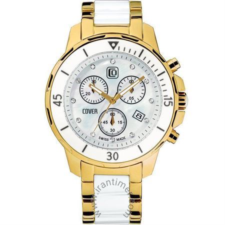 ساعت مچی زنانه کلاسیک بند استیل و سرامیک