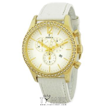 ساعت مچی زنانه کلاسیک بند چرمی ، نمایش تاریخ ، نمایش 24 ساعت شبانه روز ، کرنوگراف ، نگین دار