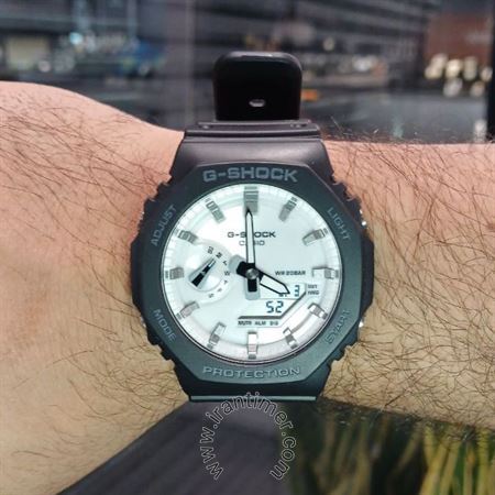 قیمت و خرید ساعت مچی مردانه کاسیو (CASIO) جی شاک مدل GA-2100WD-1ADR اسپرت | اورجینال و اصلی