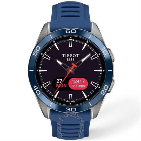 ساعت مچی مردانه اسپرت بند پلاستیکی، هوشمند، اتصال از طریق بلوتوث و برنامه Tissot T-Connect به گوشی های اندروید و ios
