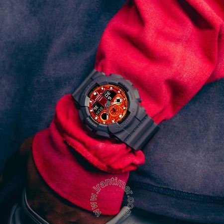 قیمت و خرید ساعت مچی مردانه کاسیو (CASIO) مدل GA-100FL-8ADR اسپرت | اورجینال و اصلی