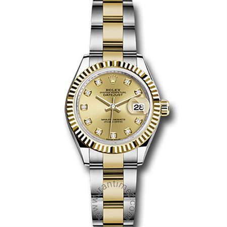 قیمت و خرید ساعت مچی زنانه رولکس(Rolex) مدل 279173 chdo Gold کلاسیک | اورجینال و اصلی