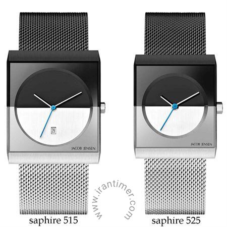 قیمت و خرید ساعت مچی مردانه جیکوب جنسن(Jacob Jensen) مدل saphire 515 کلاسیک | اورجینال و اصلی