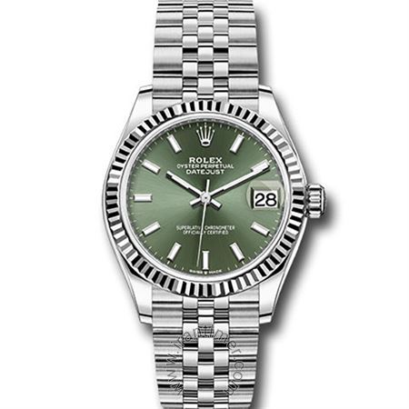 قیمت و خرید ساعت مچی زنانه رولکس(Rolex) مدل 278274 MGIJ GREEN کلاسیک | اورجینال و اصلی