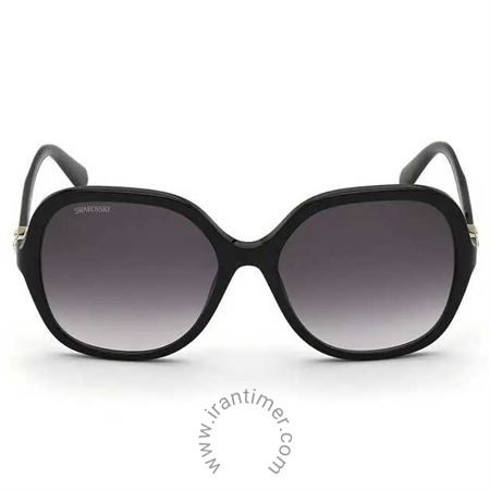 قیمت و خرید عینک آفتابی زنانه کلاسیک (SWAROVSKI) مدل SK 0312 01B 58 | اورجینال و اصلی