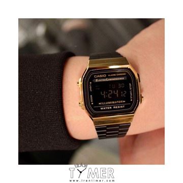 قیمت و خرید ساعت مچی مردانه زنانه کاسیو (CASIO) جنرال مدل A168WEGB-1BDF کلاسیک | اورجینال و اصلی