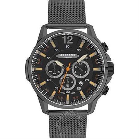 ساعت مچی مردانه کلاسیک بند استیل، کرونوگراف، نمایش تاریخ، نمایش 24 ساعت شبانه روز