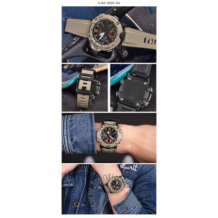 قیمت و خرید ساعت مچی مردانه کاسیو (CASIO) جی شاک مدل GA-2000-5ADR اسپرت | اورجینال و اصلی