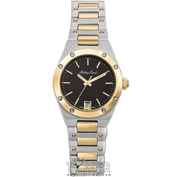 ساعت مچی زنانه کلاسیک تمام استیل، نمایش تاریخ، Ronda Caliber 515، رنگ PVD