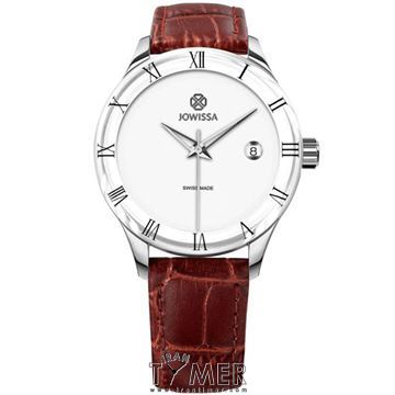 ساعت مچی زنانه کلاسیک بند چرم طبیعی، نمایش تاریخ، ست