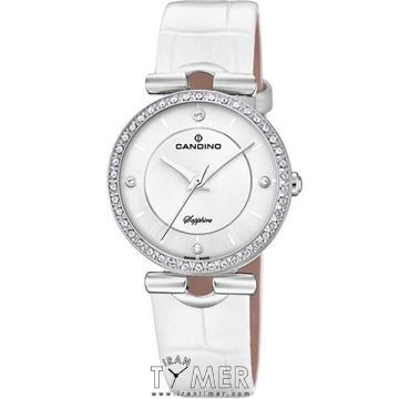 ساعت مچی زنانه کلاسیک بند چرمی، نگین دار