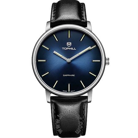 ساعت مچی مردانه کلاسیک بند چرم طبیعی