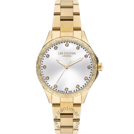 ساعت مچی زنانه فشن بند استیل، نگین دار