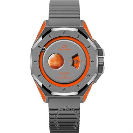 ساعت مچی مردانه اسپرت بند پلاستیکی، جنس دور قاب مس میباشد