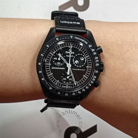 قیمت و خرید ساعت مچی مردانه زنانه سواچ(SWATCH) مدل MISSION TO THE MOONPHASE - NEW MOON SO33B700 اسپرت | اورجینال و اصلی