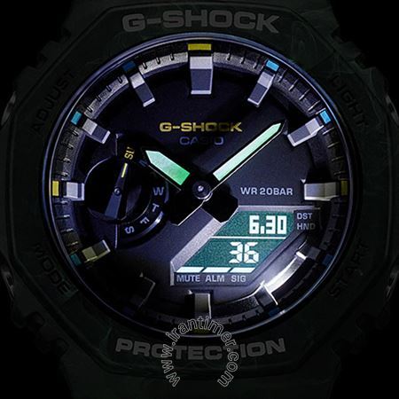 قیمت و خرید ساعت مچی مردانه کاسیو (CASIO) جی شاک مدل GA-2100FR-3ADR اسپرت | اورجینال و اصلی
