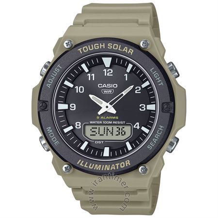 ساعت مچی مردانه اسپرت تمام پلاستیک، نمایش تاریخ کامل تا سال 2099، دارای 5 زنگ هشدار، دارای دو تایمر شمارش گر معکوس