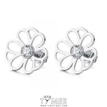 ساعت مچی گوشواره زنانه کلاسیک فشن تمام استیل، نگین سواروسکی