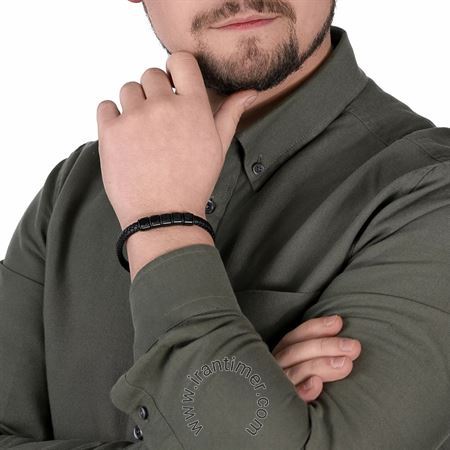 قیمت و خرید دستبند باز مردانه پیر ریکاد(Pierre Ricaud) مدل PR619.BBL اسپرت (ورزشی) کلاسیک | اورجینال و اصلی
