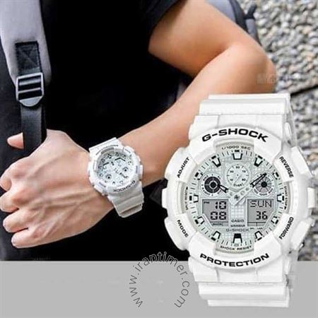 قیمت و خرید ساعت مچی مردانه کاسیو (CASIO) جی شاک مدل GA-100MW-7ADR اسپرت | اورجینال و اصلی