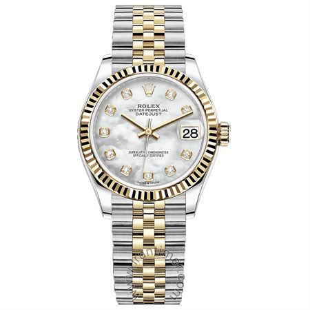 ساعت مچی سرمایه گذاری روی ساعت رولکس حداقل از 6000 دلار میباشد ، ساعت زنانه اویستر استیل و طلای 18 عیار, دیت جاست 31 مدل 2000, بدون پیپر