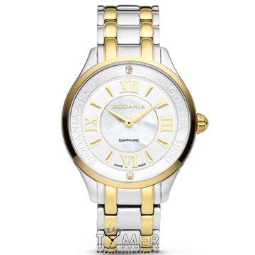 ساعت مچی زنانه کلاسیک تمام استیل، نگین دار