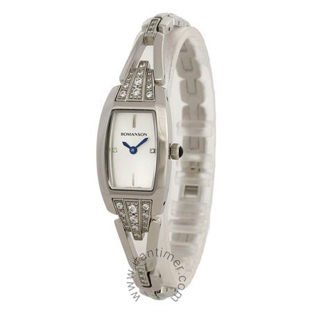 ساعت مچی زنانه کلاسیک فشن تمام استیل، نگین دار