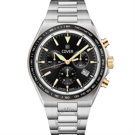 ساعت مچی مردانه کلاسیک تمام استیل، موتور Ronda Cal. 5040 D.