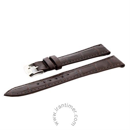 ساعت مچی بند زنانه چرم طبیعی، سایز 18، ضد حساسیت