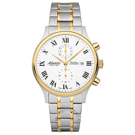 ساعت مچی مردانه کلاسیک تمام استیل، موتور Ronda R3520.D