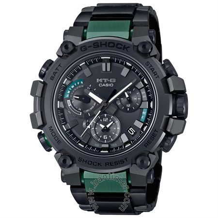 ساعت مچی مردانه اسپرت استیل و رزین، اتصال به موبایل از طریق بلوتوث و برنامه CASIO WATCHES، نمایش تاریخ کامل تا سال 2099