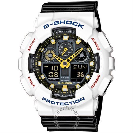 قیمت و خرید ساعت مچی مردانه کاسیو (CASIO) جی شاک مدل GA-100CS-7ADR اسپرت | اورجینال و اصلی