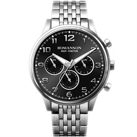 قیمت و خرید ساعت مچی مردانه رومانسون(ROMANSON) مدل TM1B21FMWWA32W-BK کلاسیک | اورجینال و اصلی