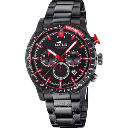 ساعت مچی مردانه کلاسیک تمام استیل، کرونوگراف، نمایش تاریخ، نمایش 24 ساعت شبانه روز، سرعت سنج