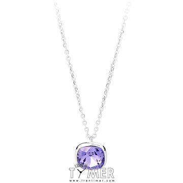 ساعت مچی گردنبند زنانه فشن تمام استیل،نگین دار 