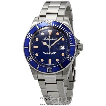 ساعت مچی مردانه کلاسیک تمام استیل، نمایش تاریخ، Ronda Caliber 505 