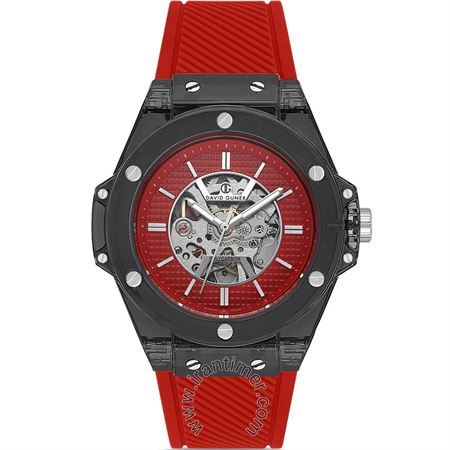 ساعت مچی مردانه اسپرت تمام پلاستیک، اسکلتون