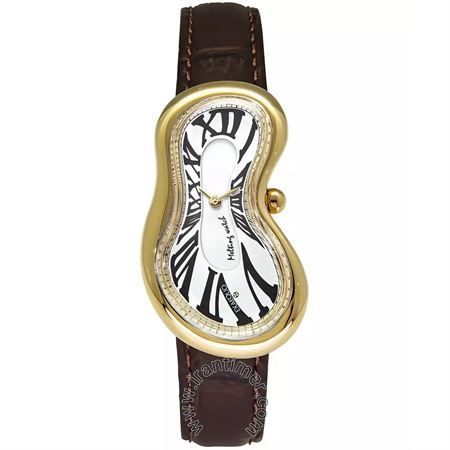 ساعت مچی زنانه فشن بند چرم طبیعی، موتور Ronda 751-1