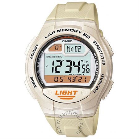 ساعت مچی مردانه اسپرت تمام پلاستیک، نور پس زمینه، دو زمانه، زمان سنج، تایمر شمارش گر معکوس، زنگ هشدار، نمایش تاریخ کامل تا سال 2039