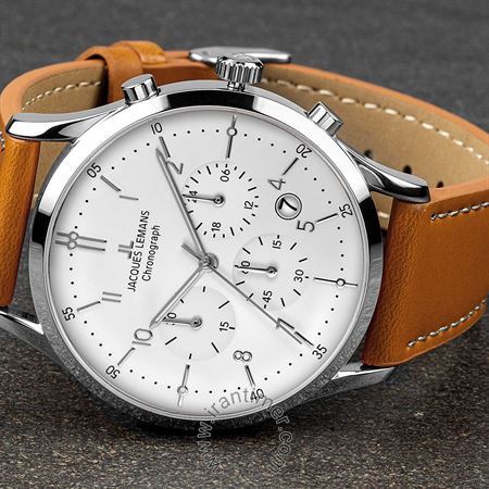 قیمت و خرید ساعت مچی مردانه ژاک لمن(JACQUES LEMANS) مدل 1-2068N کلاسیک | اورجینال و اصلی