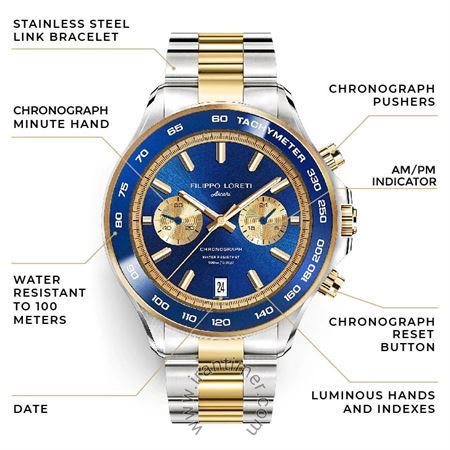 قیمت و خرید ساعت مچی مردانه فیلیپولورتی(Filippo Loreti) مدل FL00662N کلاسیک | اورجینال و اصلی