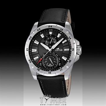 ساعت مچی مردانه اسپرت بند چرمی، نمایش تاریخ و شب و روز (LOTUS R) 