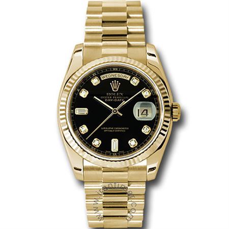 قیمت و خرید ساعت مچی مردانه رولکس(Rolex) مدل 118238 bkdp Black کلاسیک | اورجینال و اصلی