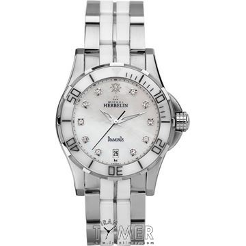 قیمت و خرید ساعت مچی زنانه مایکل هربلین(MICHEL HERBELIN) مدل 12596/W89BW کلاسیک | اورجینال و اصلی