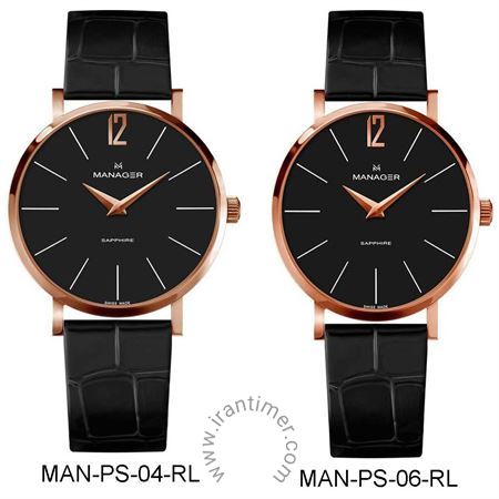 قیمت و خرید ساعت مچی مردانه منیجر(MANAGER) مدل MAN-PS-04-RL کلاسیک | اورجینال و اصلی