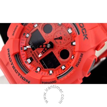 قیمت و خرید ساعت مچی مردانه کاسیو (CASIO) جی شاک مدل GA-100C-4ADR اسپرت | اورجینال و اصلی