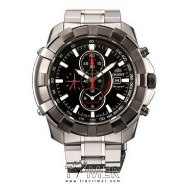 ساعت مچی مردانه اسپرت صفحه دایره کورنوگراف آلارم دار و تاچومتر دار بند پی یو