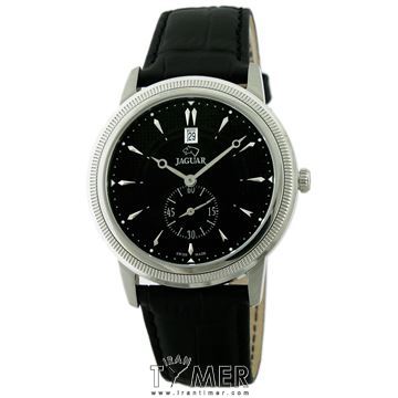 ساعت مچی مردانه کلاسیک بند چرم طبیعی، دو زمانه، نمایش تاریخ